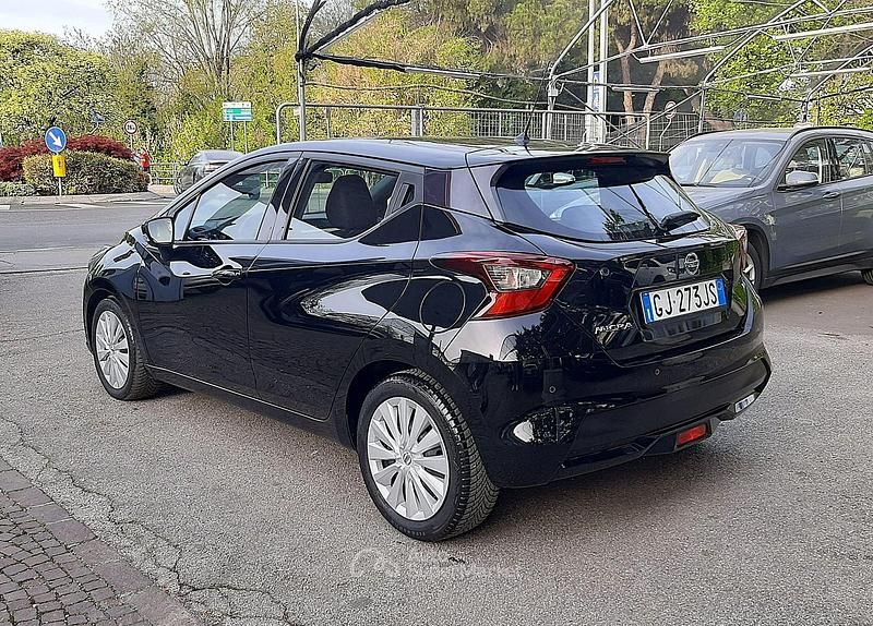 Usata Nissan Micra Acenta 92 CV (67 kW) 2022 Nero Utilitaria