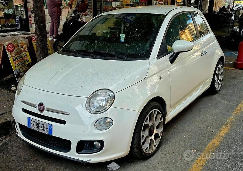 Usata Fiat 500 95 CV (69 kW) 2015 Bianco Berlina