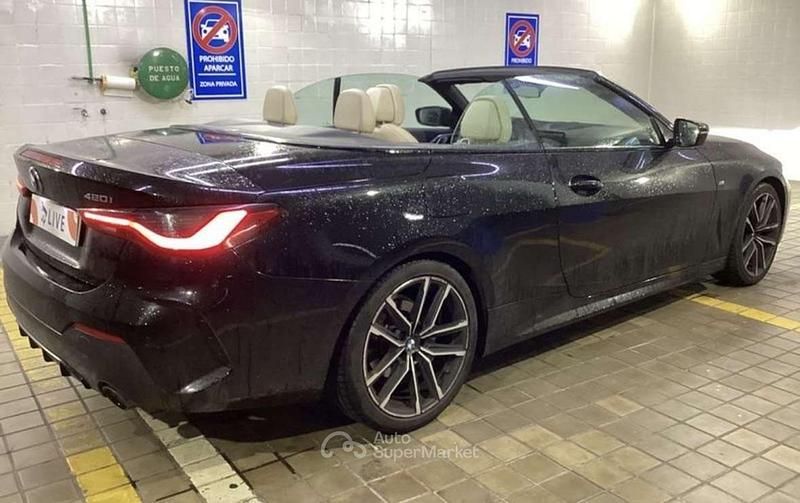 Usata BMW 420 M Sport 184 CV (135 kW) 2021 Nero Cabrio