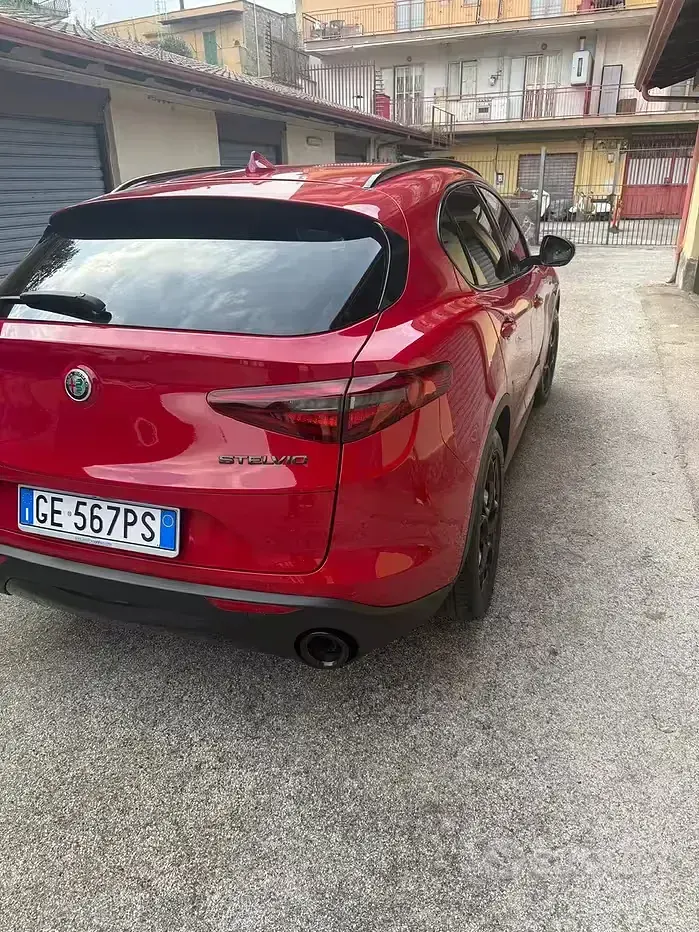 Usata Alfa Romeo Stelvio 190 CV (139 kW) 2021 Rosso SUV
