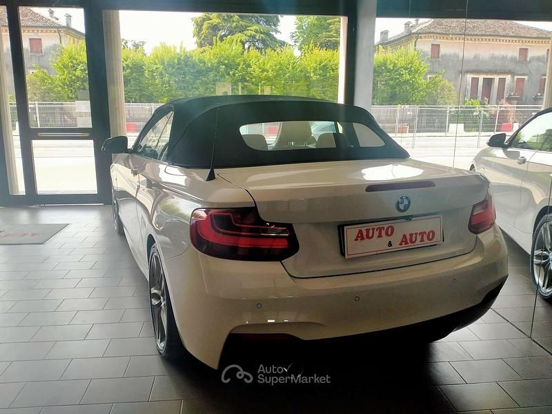 Usata BMW 218 M Sport 150 CV (110 kW) 2017 Alpinweiss Cabrio