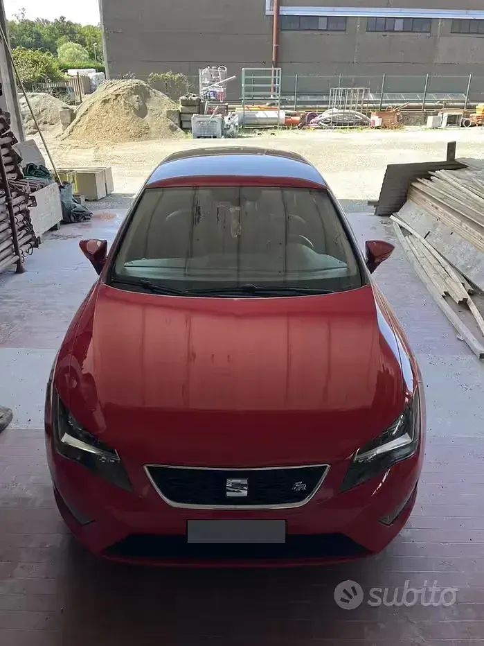 Usata Seat Leon FR 184 CV (135 kW) 2015 Rosso Berlina