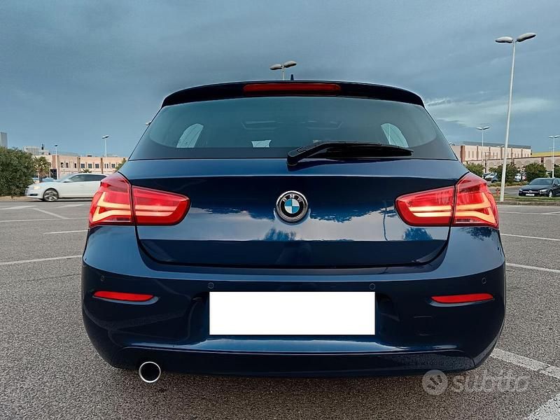 Usata BMW 116 Advantage 116 CV (85 kW) 2018 Blu Utilitaria