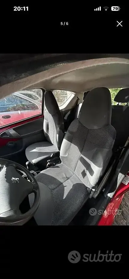 Usata Peugeot 107 68 CV (50 kW) 2008 Rosso Utilitaria