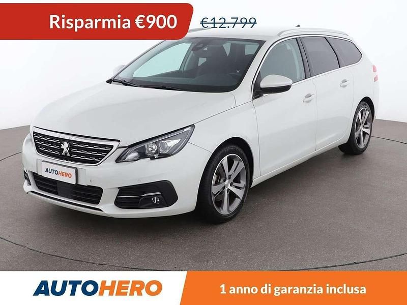 Bianco Usata 2019 Peugeot 308 Allure Station wagon | 11.899 € (Buon prezzo) - Immagine 1/3