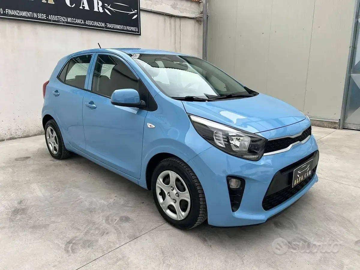 Usata Kia Picanto 67 CV (49 kW) 2020 Blu Utilitaria