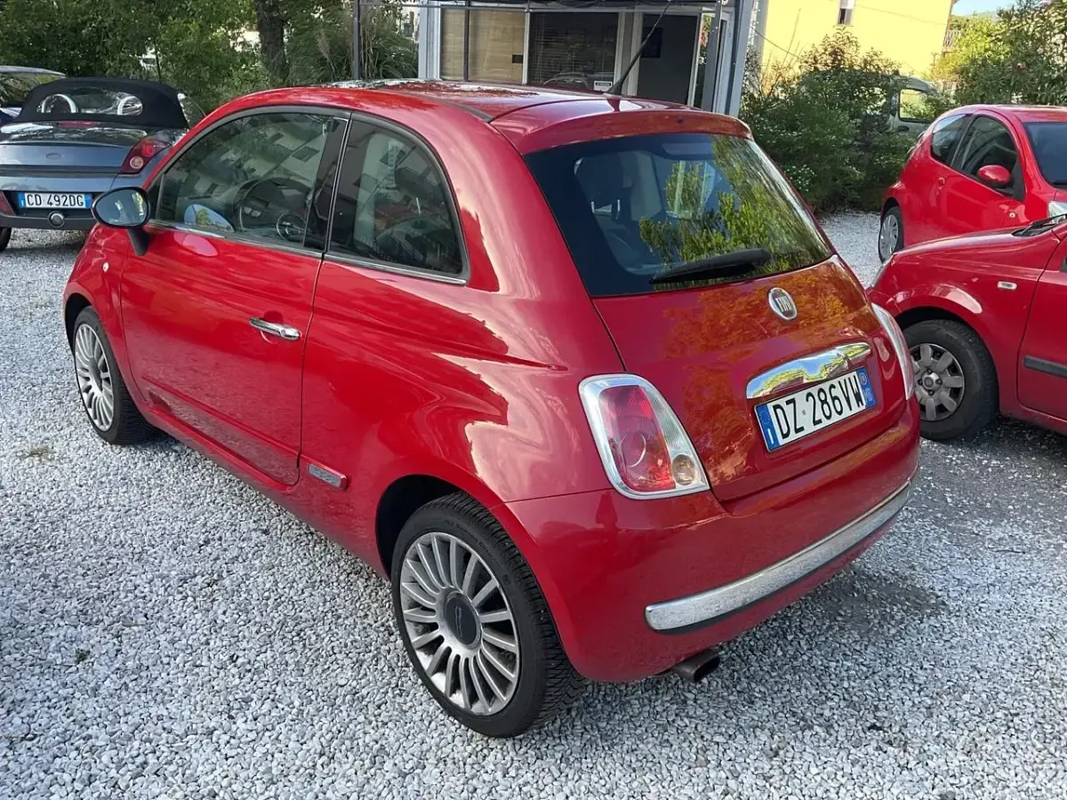 Usata Fiat 500 Pop 69 CV (50 kW) 2010 Rosso Berlina