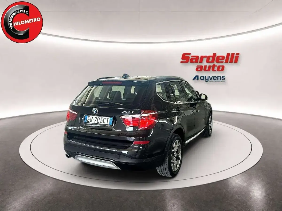 Usata BMW X3 Efficient Dynamics 190 CV (139 kW) 2014 Nero SUV