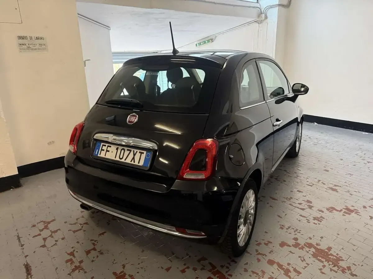 Usata Fiat 500 Lounge 69 CV (50 kW) 2016 Nero Utilitaria