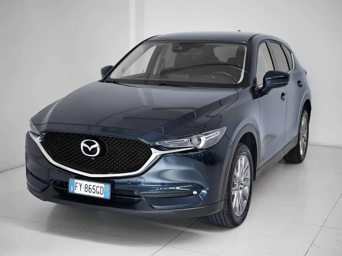 Usata Mazda CX-5 Exceed 150 CV (110 kW) 2019 Blue metallizzato SUV