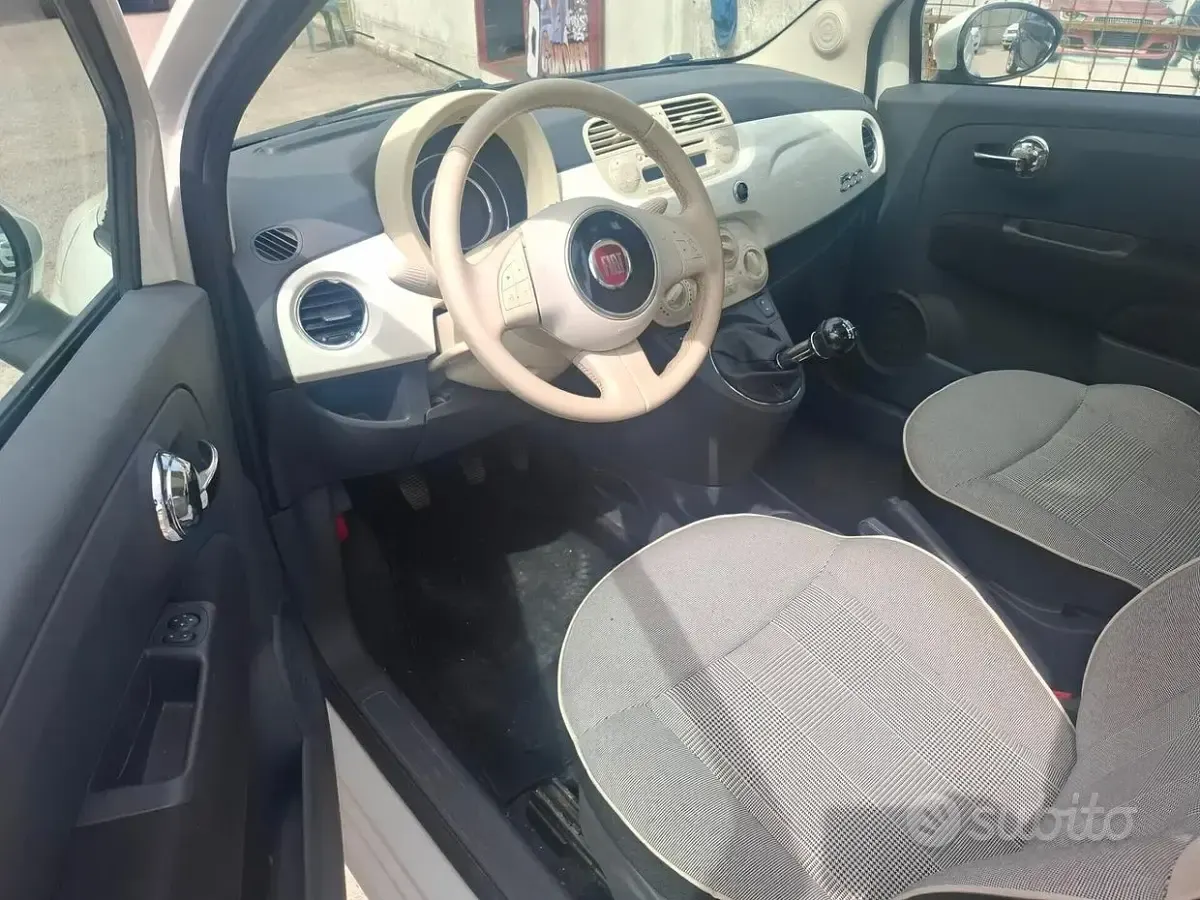 Occasion Fiat 500 Lounge 69 ch (50 kW) 2014 Blanc Berline