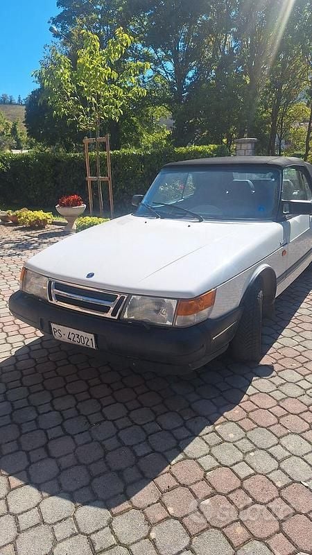 Usata Saab 900 Cabriolet 171 CV (125 kW) 1992 Bianco Cabrio