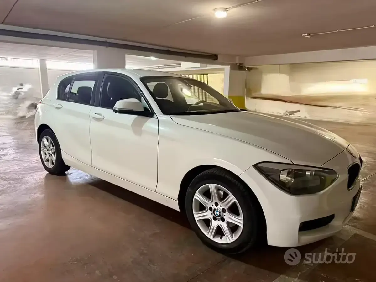 Usata BMW 114 95 CV (69 kW) 2014 Bianco Utilitaria