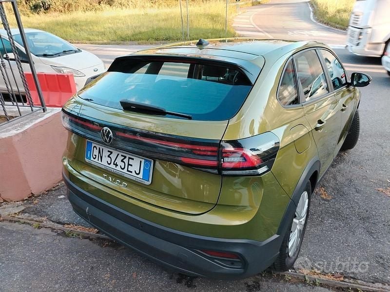 Usata VW Taigo Life 95 CV (69 kW) 2022 Visual green metallizzato SUV