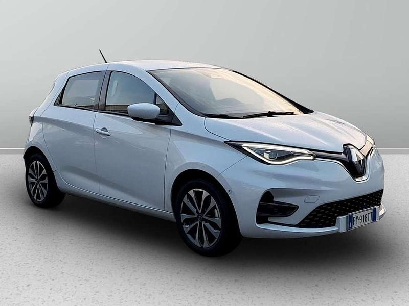 Usata Renault Zoe Intens 100 kW (136 CV) 2020 Bianco quarzo Utilitaria