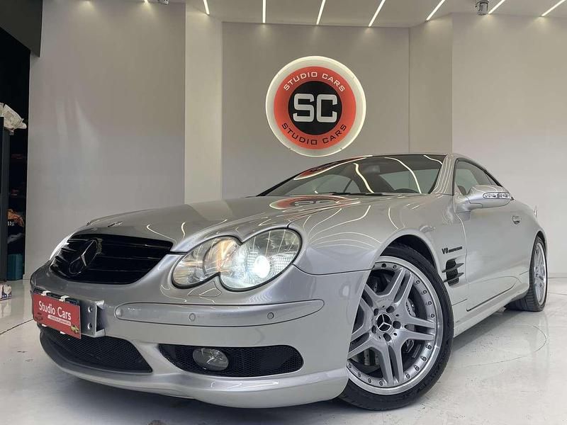 Usata Mercedes SL55 AMG AMG 500 CV (367 kW) 2002 Argento Cabrio