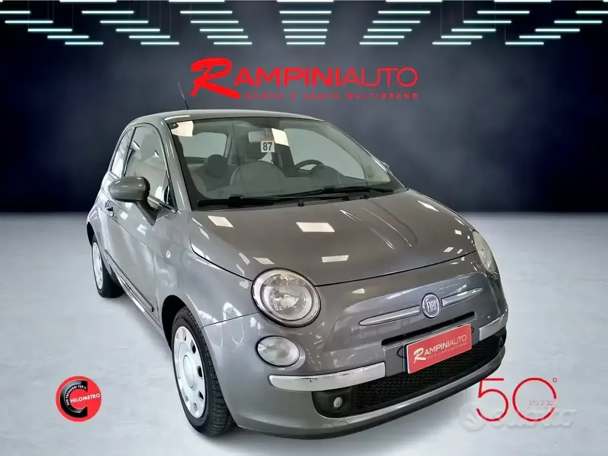 Usata Fiat 500 Lounge 95 CV (69 kW) 2011 Grigio Utilitaria