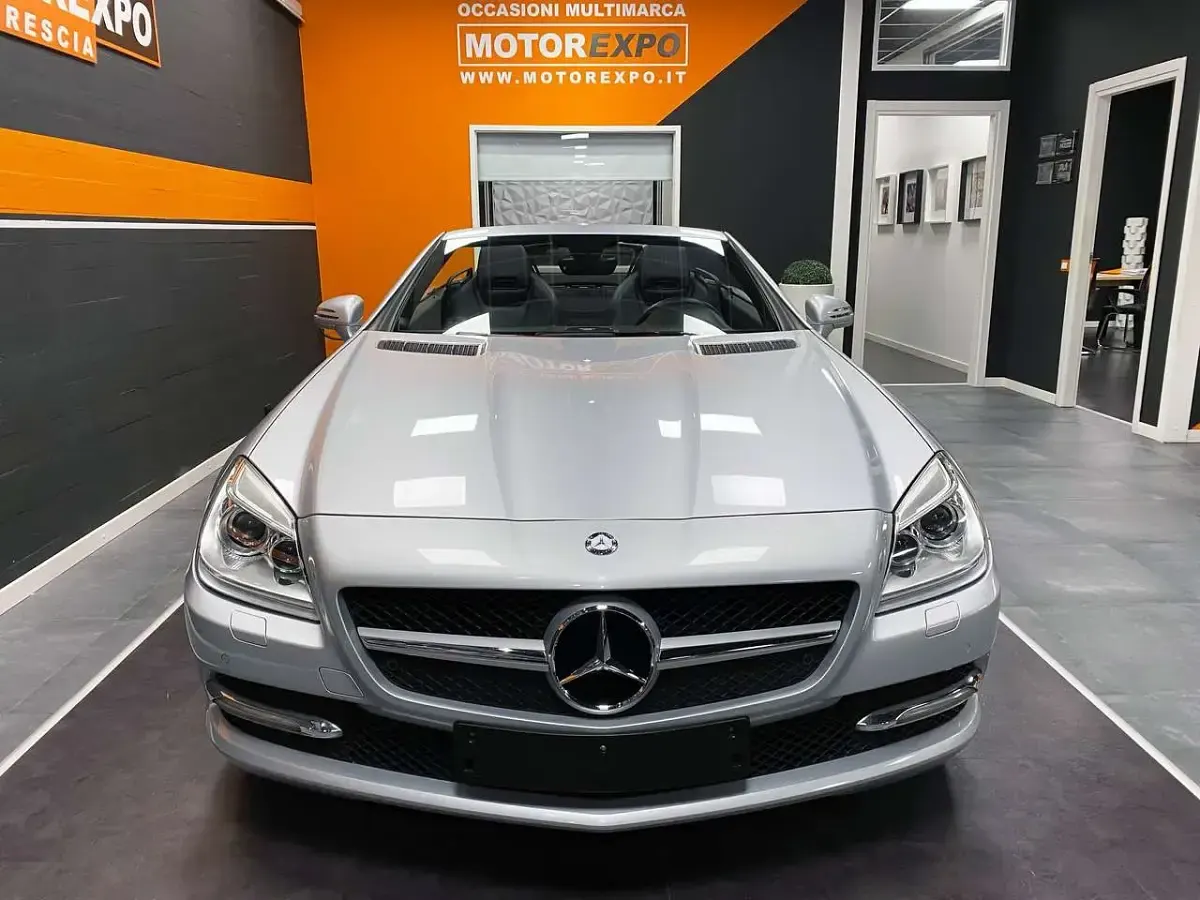 Usata Mercedes SLK200 184 CV (135 kW) 2012 Argento Cabrio