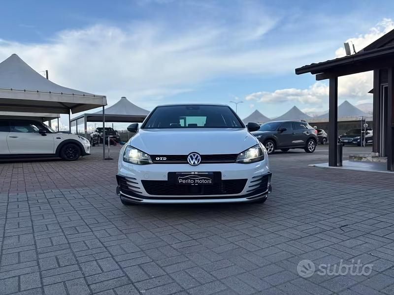 Usata VW Golf VII GTD 184 CV (135 kW) 2016 Bianco Berlina