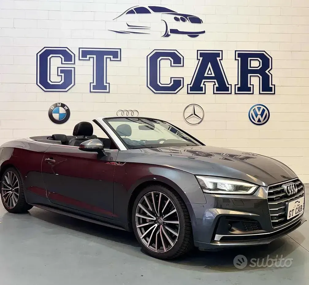 Usata Audi A5 S-Line 245 CV (180 kW) 2019 Grigio scuro Coupé