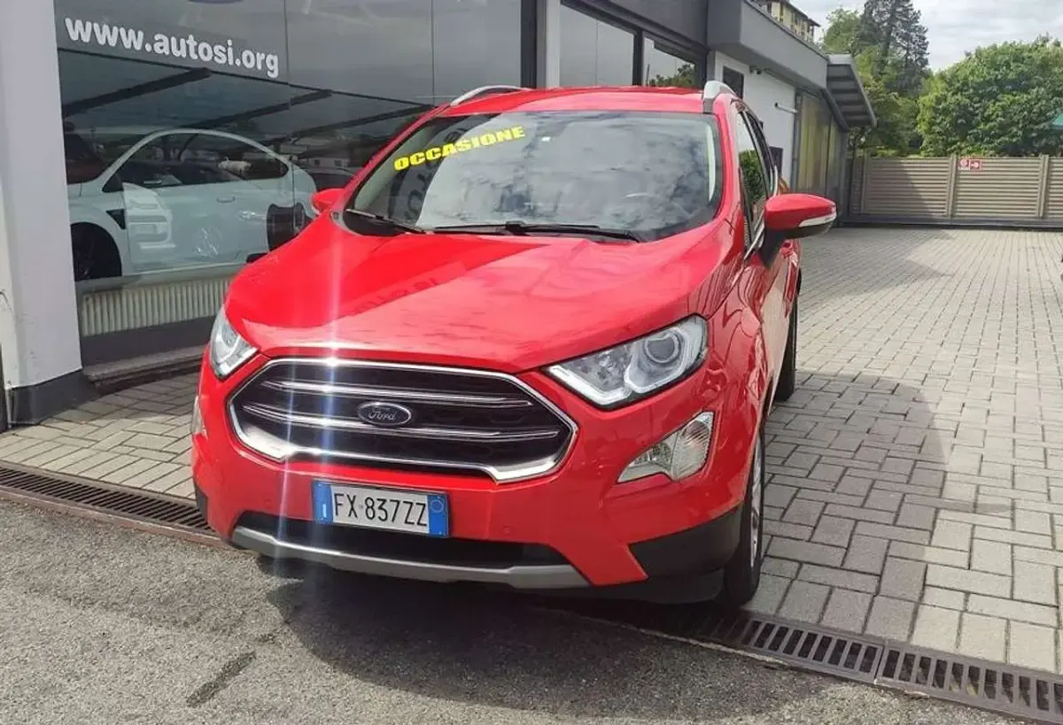 Usata Ford Ecosport Titanium 99 CV (72 kW) 2019 Rosso SUV