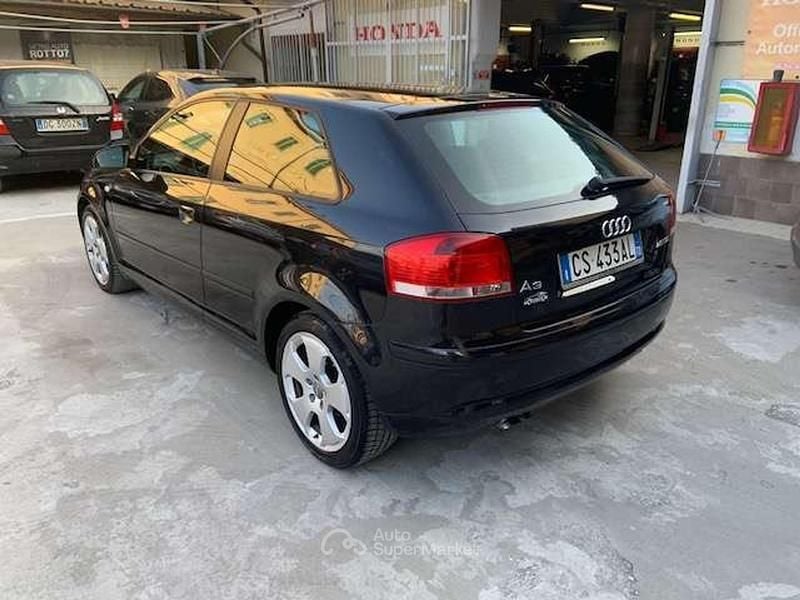 Usata Audi A3 Ambition 140 CV (102 kW) 2004 Nero Utilitaria