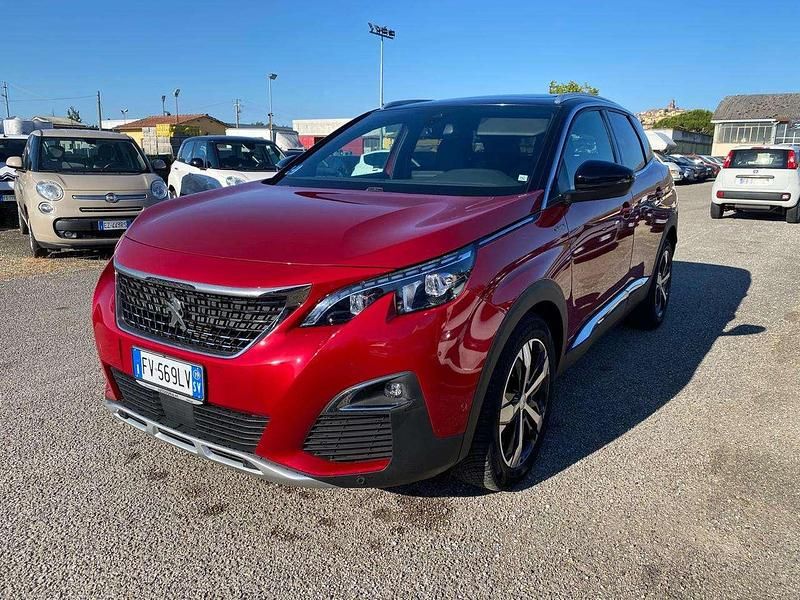 Rosso Usata 2019 Peugeot 3008 GT-line SUV | 18.900 € (Buon prezzo) - Immagine 1/4