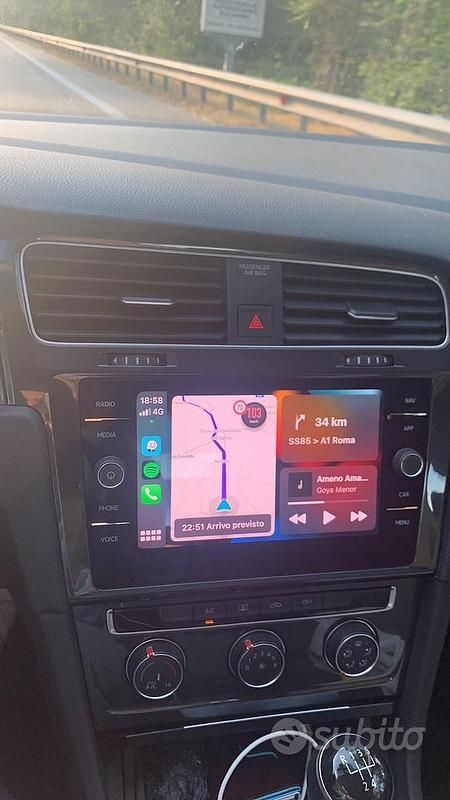 Usata VW Golf VII Business 2019 Blu Berlina