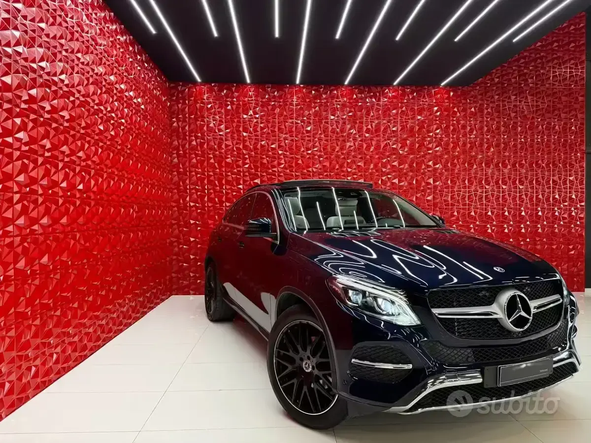 Usata Mercedes GLE350 Premium Plus 258 CV (189 kW) 2019 Blu Coupé