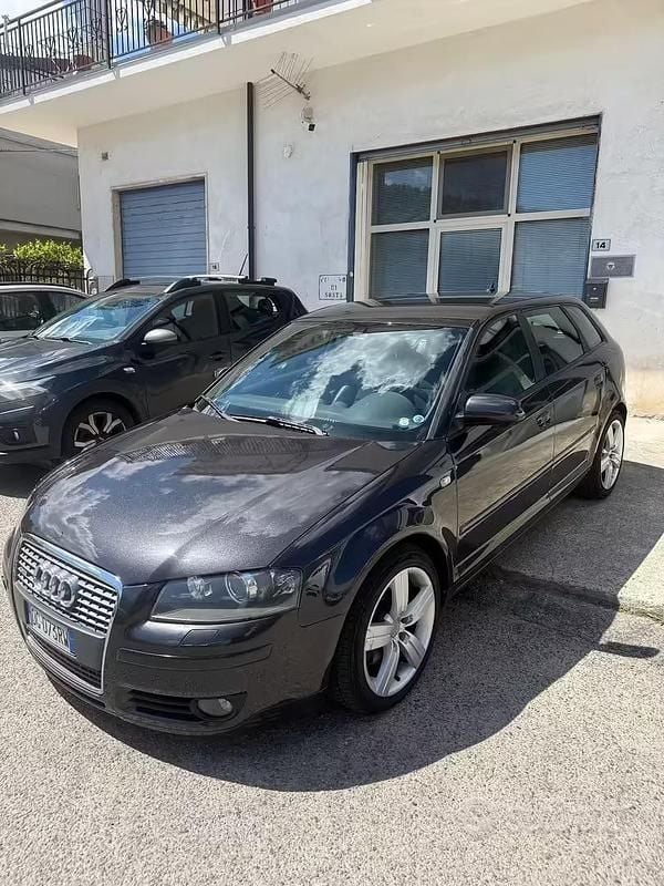 Usata Audi A3 S-Line 170 CV (125 kW) 2007 Nero Utilitaria