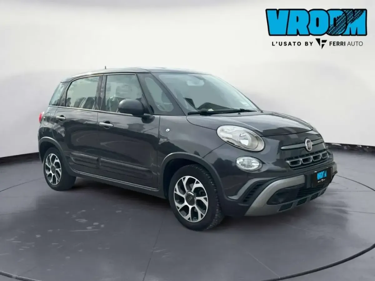 Usata Fiat 500L Cross 95 CV (69 kW) 2019 Grigio scuro Monovolume