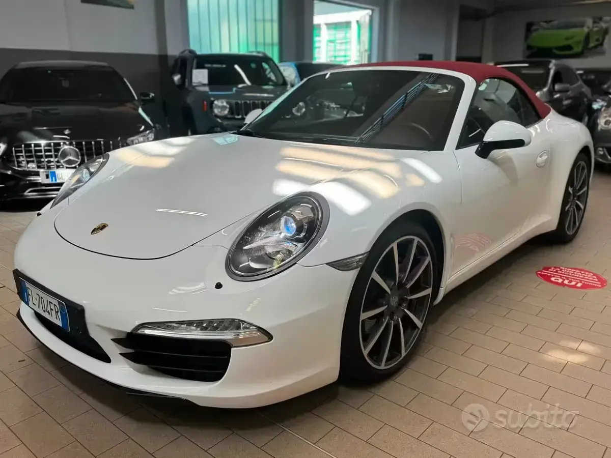 Usata Porsche 911 Carrera Cabriolet 350 CV (257 kW) 2013 Bianco Cabrio