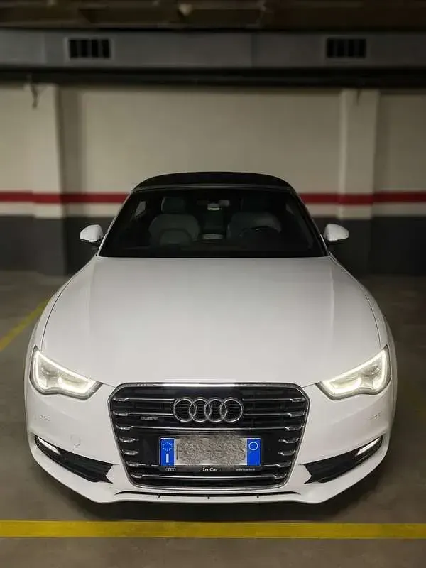 Usata Audi A5 Cabriolet Business Plus 218 CV (160 kW) 2016 Bianco Cabrio