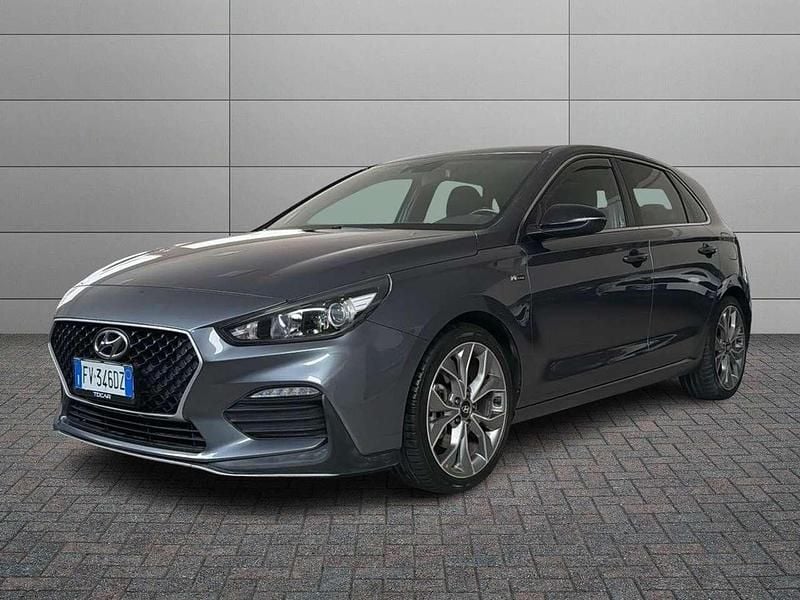 Usata Hyundai i30 N Line 136 CV (100 kW) 2019 Grigio Utilitaria