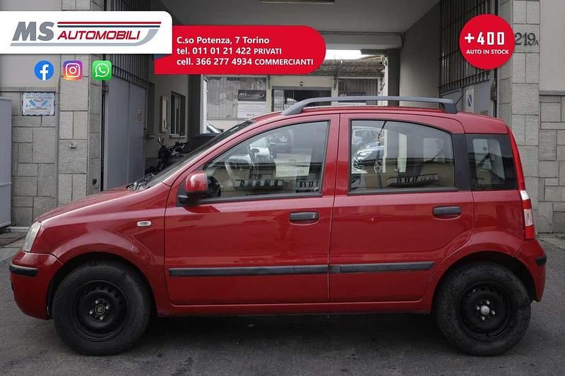 Usata Fiat Panda Active 75 CV (55 kW) 2010 Rosso Utilitaria