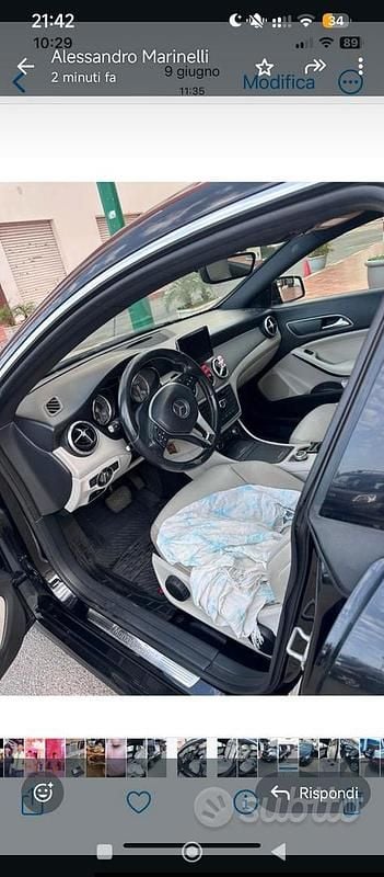 Usata Mercedes CLA220 2013 Nero Berlina