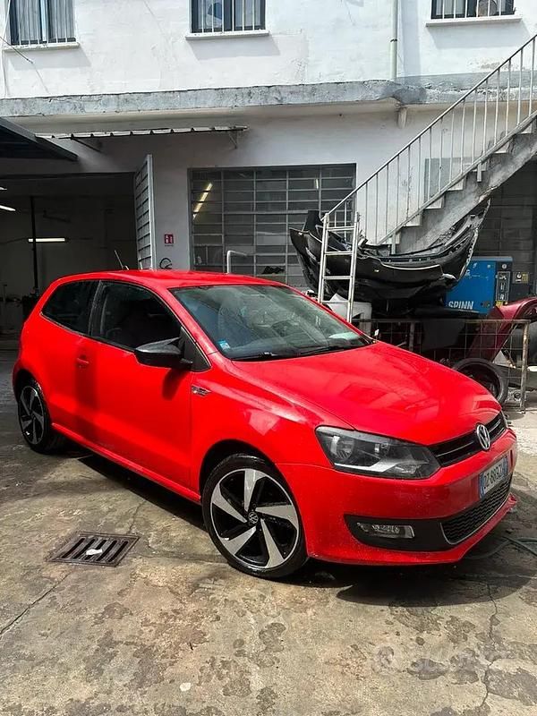 Usata VW Polo 105 CV (77 kW) 2010 Rosso Utilitaria