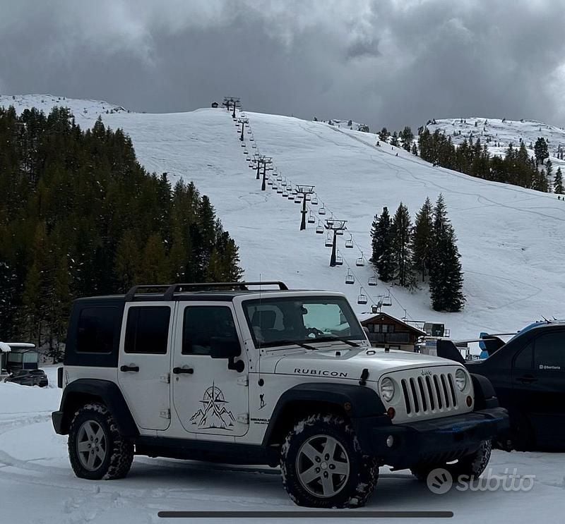 Usata Jeep Wrangler Rubicon 177 CV (130 kW) 2010 Bianco SUV