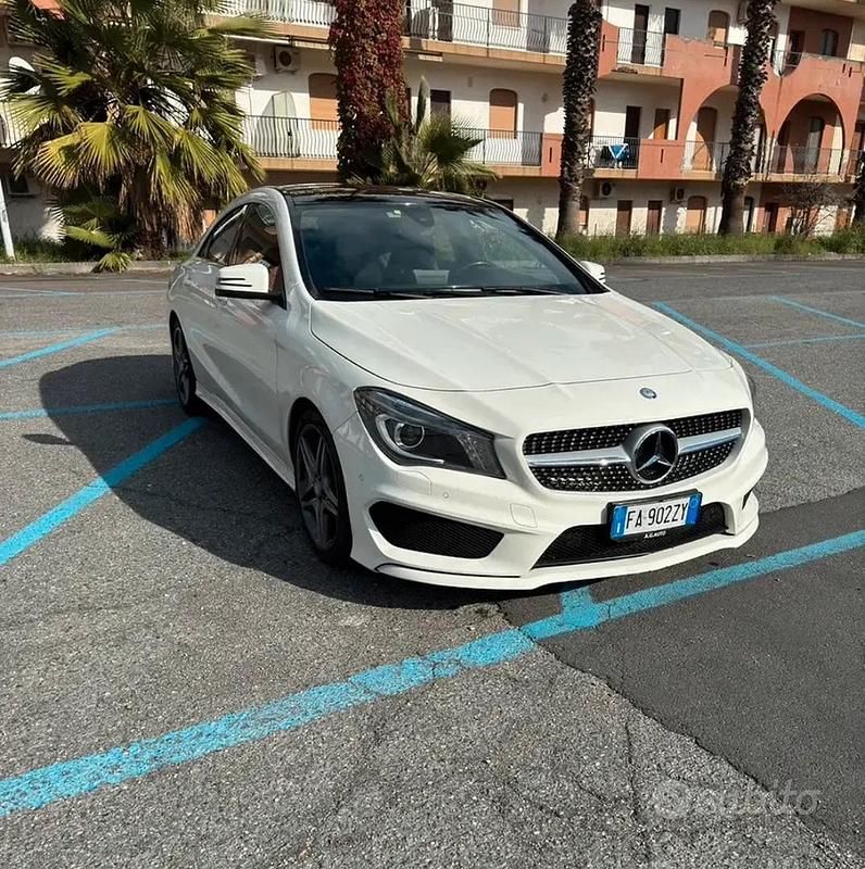 Usata Mercedes CLA220 AMG 177 CV (130 kW) 2016 Bianco Berlina