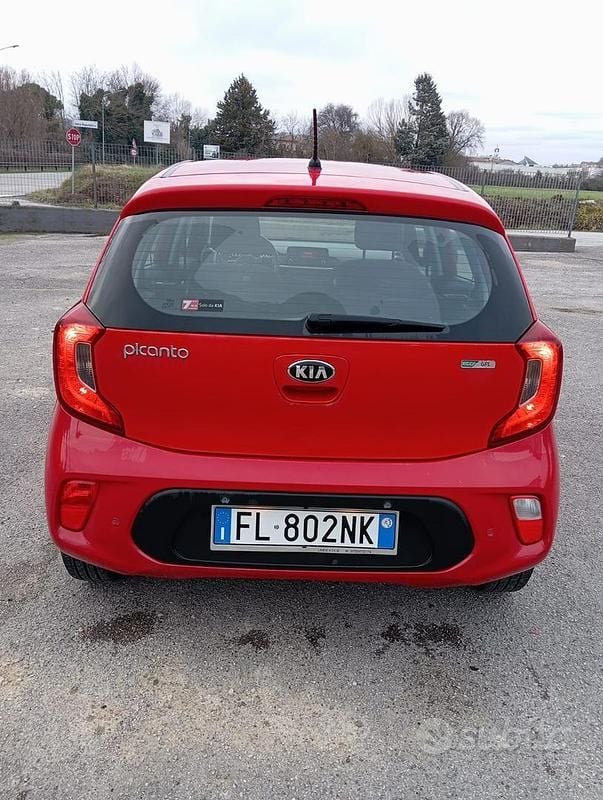 Usata Kia Picanto 2017 Rosso Utilitaria