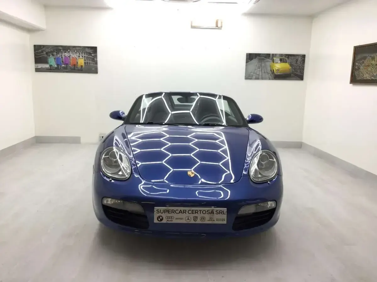 Usata Porsche Boxster 245 CV (180 kW) 2007 Blu/azzurro Cabrio