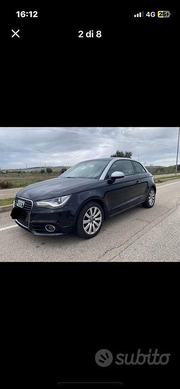 Usata Audi A1 86 CV (63 kW) 2011 Nero Utilitaria