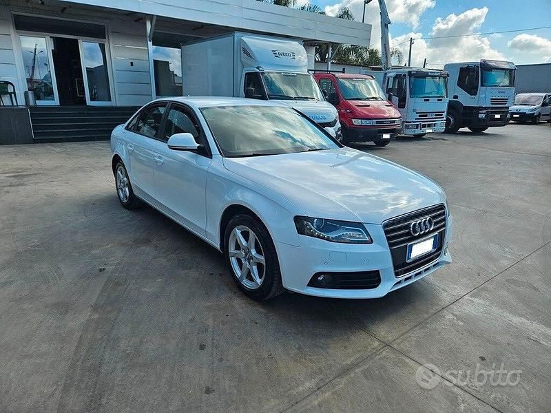 Usata Audi A4 160 CV (117 kW) 2009 Bianco Berlina