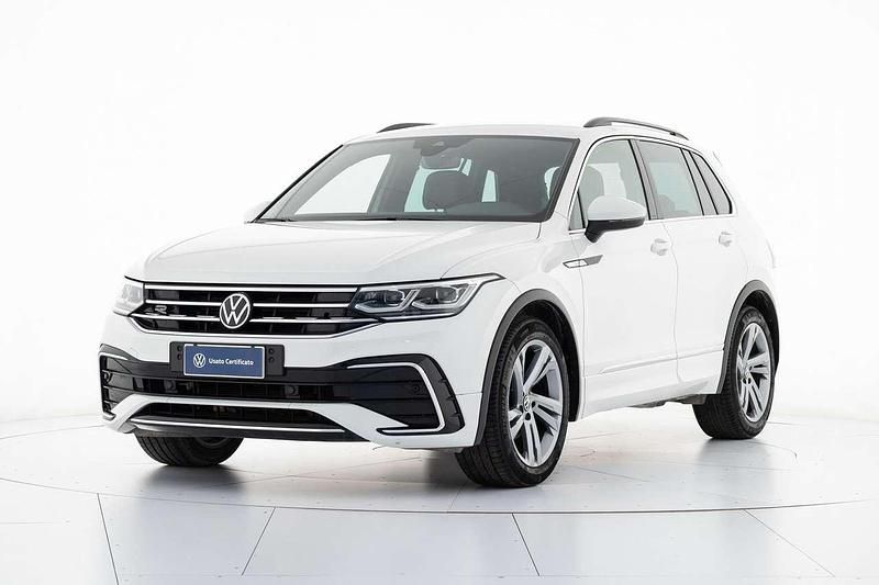 Usata VW Tiguan R-line 150 CV (110 kW) 2022 Bianco SUV