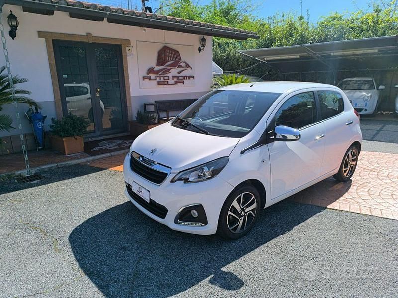 Usata Peugeot 108 Allure 69 CV (50 kW) 2016 Bianco Utilitaria