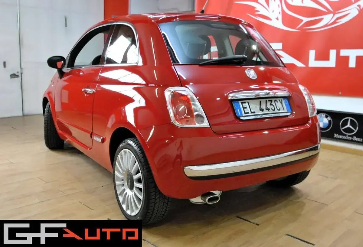 Usata Fiat 500 Lounge 69 CV (50 kW) 2011 Rosso Utilitaria