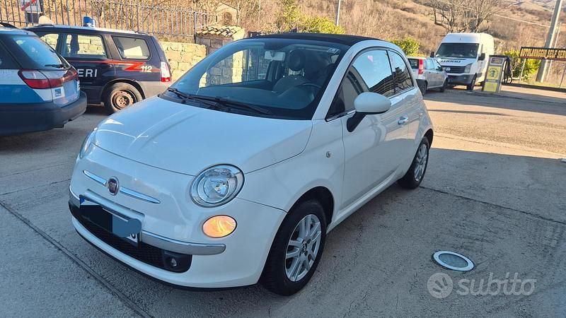 Usata Fiat 500C 2013 Bianco Cabrio