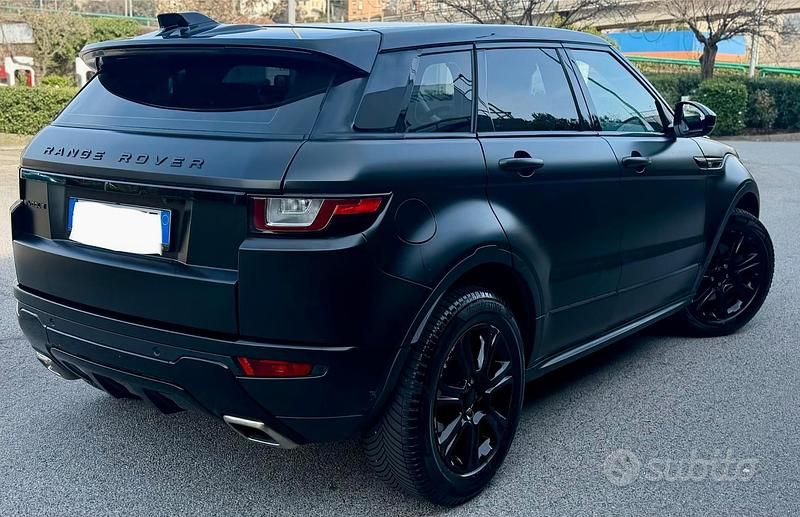 Usata Land Rover Range Rover evoque 2018 Nero Berlina