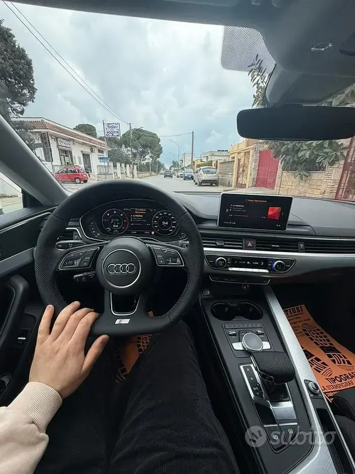 Usata Audi A5 190 CV (139 kW) 2018 Bianco Coupé