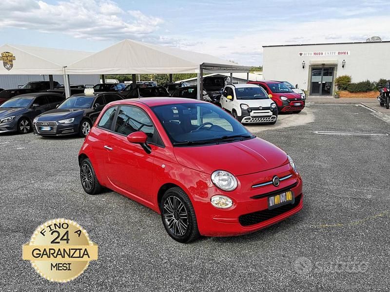 Usata Fiat 500 Lounge 69 CV (50 kW) 2019 Rosso Berlina